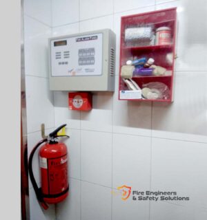 Fire Alarm Panel With First Aid Box